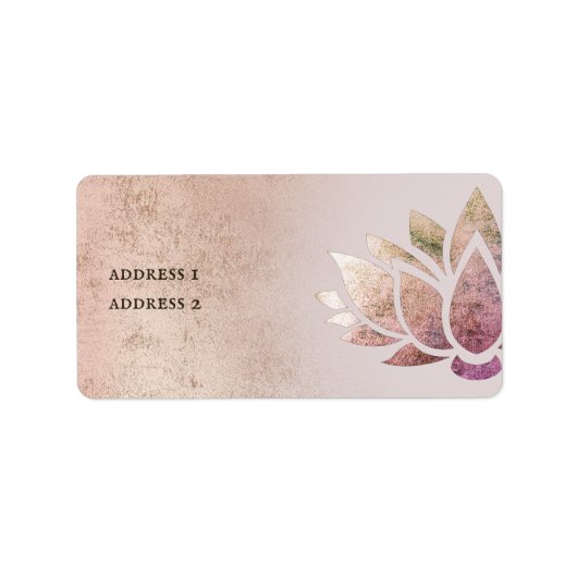 Lotusdesign Adressaufkleber (Vorne)