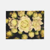 Lotusdröm- Elegant blomdesign Fleecedecke (Vorderseite (Horizontal))