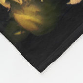Lotusdröm- Elegant blomdesign Fleecedecke (Ecke)