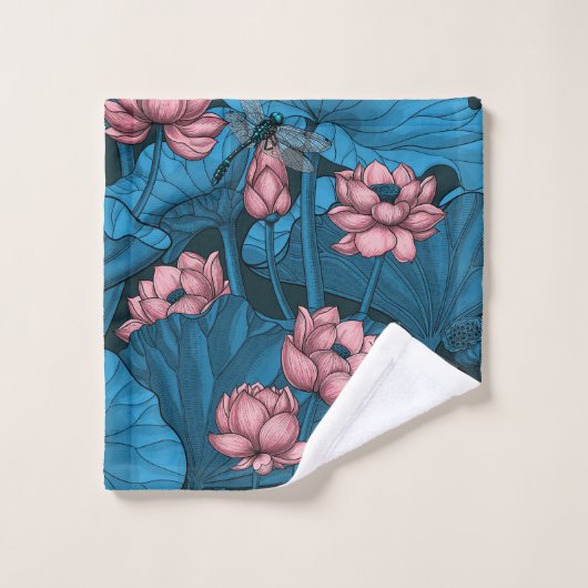 Lotusgarten Badhandtuch Set (Waschlappen)