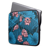 Lotusgarten Laptopschutzhülle (Vorderseite Links)