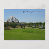 Lotusgarten Postkarte (Vorderseite)