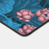 Lotusgarten Schreibtischunterlage (Ecke)