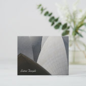 Lotuskleider Postkarte (Stehend Vorderseite)