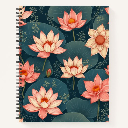 Lotuslandschaft Notizblock (Vorderseite)