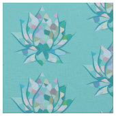 Lotusmuster Stoff (Nahaufnahme)