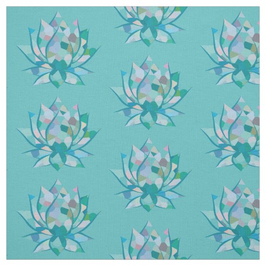 Lotusmuster Stoff (Muster)