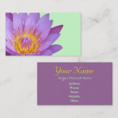 Lotusprofil/-Visitenkarte Visitenkarte (Vorne/Hinten)