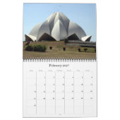 Lotustempel 2027 kalender (Feb 2027)