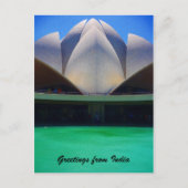 Lotuswasser Postkarte (Vorderseite)