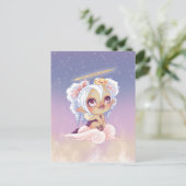 Lou Angel und Bird Postkarte (Stehend Vorderseite)