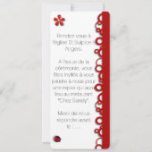 Lou-Anne-Taufe mit Foto Einladung (Rückseite)