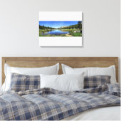 Lou Beverly Lake - Sierra Leinwanddruck (Insitu (Schlafzimmer))