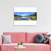 Lou Beverly Lake - Sierra Leinwanddruck (Insitu (Wohnzimmer))