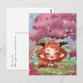 Lou Canidé Postkarte (Vorne/Hinten)
