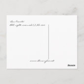 Lou Canidé Postkarte (Rückseite)