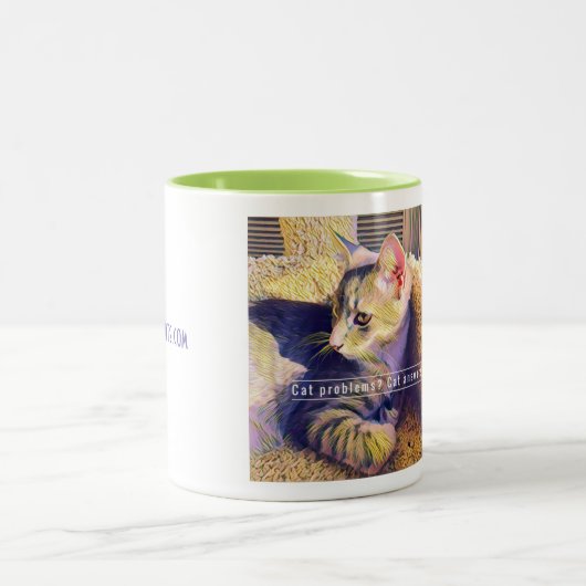 Lou Costello, niedliche Kitten Tasse (Mittel)