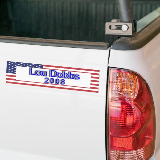 Lou Dobbs 2008 Autoaufkleber (Auf Lkw)