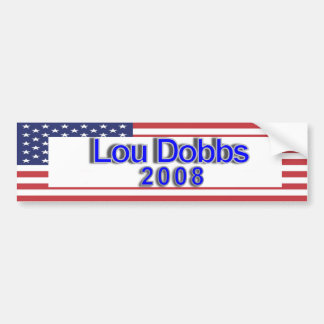 Lou Dobbs 2008 Autoaufkleber