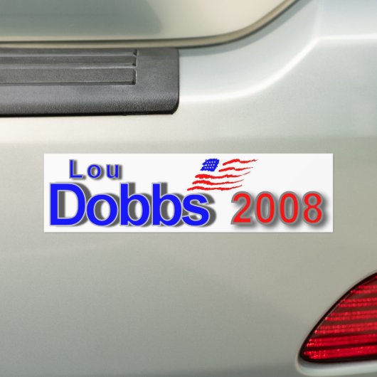 Lou Dobbs 2008 Autoaufkleber (Auf Auto)