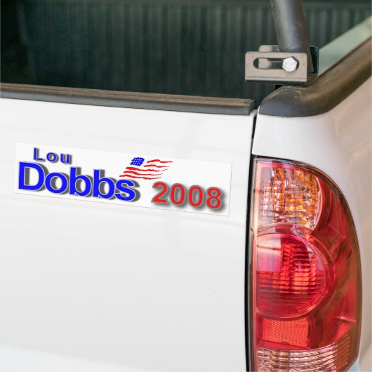 Lou Dobbs 2008 Autoaufkleber (Auf Lkw)