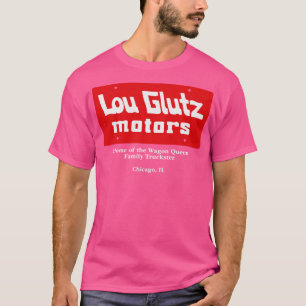 Lou Glutz Motors Vintager Nummernschild Urlaub T-Shirt