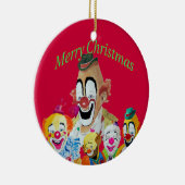 Lou Jacob Clown Weihnachtsdekoration Keramik Ornament (Rechts)