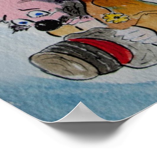 Lou Jacob Print Poster (Ecke)