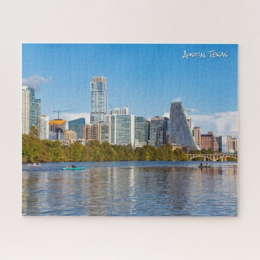 Lou Neff Point, Colorado River, Austin, Texas Puzzle (Horizontal)