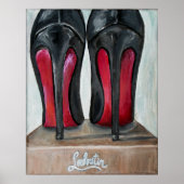 Louboutin Red Bottom Heelses Poster Art (Vorne)