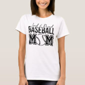 Loud and Baseball Mama Shirt, Baseball T-Shirt (Vorderseite)