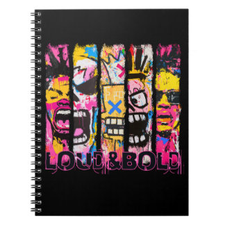Loud & Bold - Graffiti Street Art Design Notizblock
