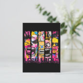 Loud & Bold - Graffiti Street Art Design Postkarte (Stehend Vorderseite)