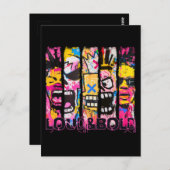 Loud & Bold - Graffiti Street Art Design Postkarte (Vorne/Hinten)