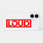 Loud Briefmarke iPhone 16 Hülle (Rückseite (Horizontal))