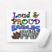 Loud Eagles Fan Mousepad (Mit Mouse)
