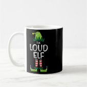 Loud Elf Xmas passt Weihnachten für Familien Kinde Kaffeetasse (Links)