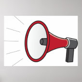 Loud Megaphone Poster (Vorne)