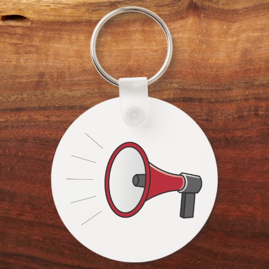 Loud Megaphone Schlüsselanhänger (Vorderseite)