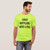 LOUD MUFFLERS RETTE LEBEN T-Shirt (Vorne ganz)