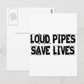 Loud Pipes Rett Lives Postkarte (Vorne/Hinten)