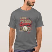 Loud Proud Baseball Mama Leopard Softball Player M T-Shirt (Vorderseite)