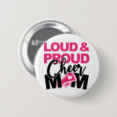 Loud & Proud Cheer Mama Button (Vorne & Hinten)