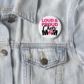 Loud & Proud Cheer Mama Button (Beispiel)