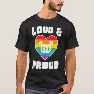 Loud & Proud Lgbt Apparrel T-Shirt
