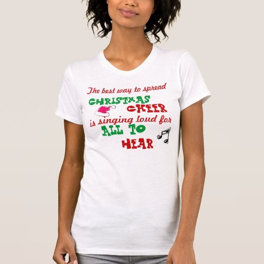 LOUD SINGEN! T-Shirt (Vorderseite)