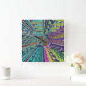 Loud Sound Backlock Quadratische Wanduhr (Zuhause)