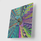 Loud Sound Backlock Quadratische Wanduhr (Winkel)