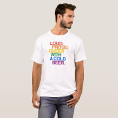 LOUD STOLZ QUE MIT EINER BIKE T-Shirt (Vorne ganz)