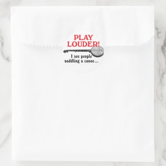 Louder Sticker abspielen (Tasche)